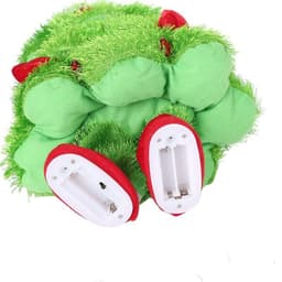 image-Wisted Wiggle Hip Christmas Tree Singing Dance Plush Toy Musical Doll Stuffed Animated Gift for Kid