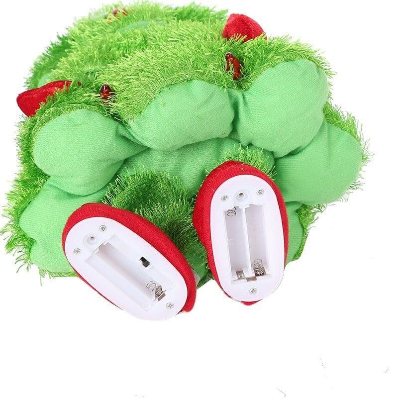 image-Wisted Wiggle Hip Christmas Tree Singing Dance Plush Toy Musical Doll Stuffed Animated Gift for Kid