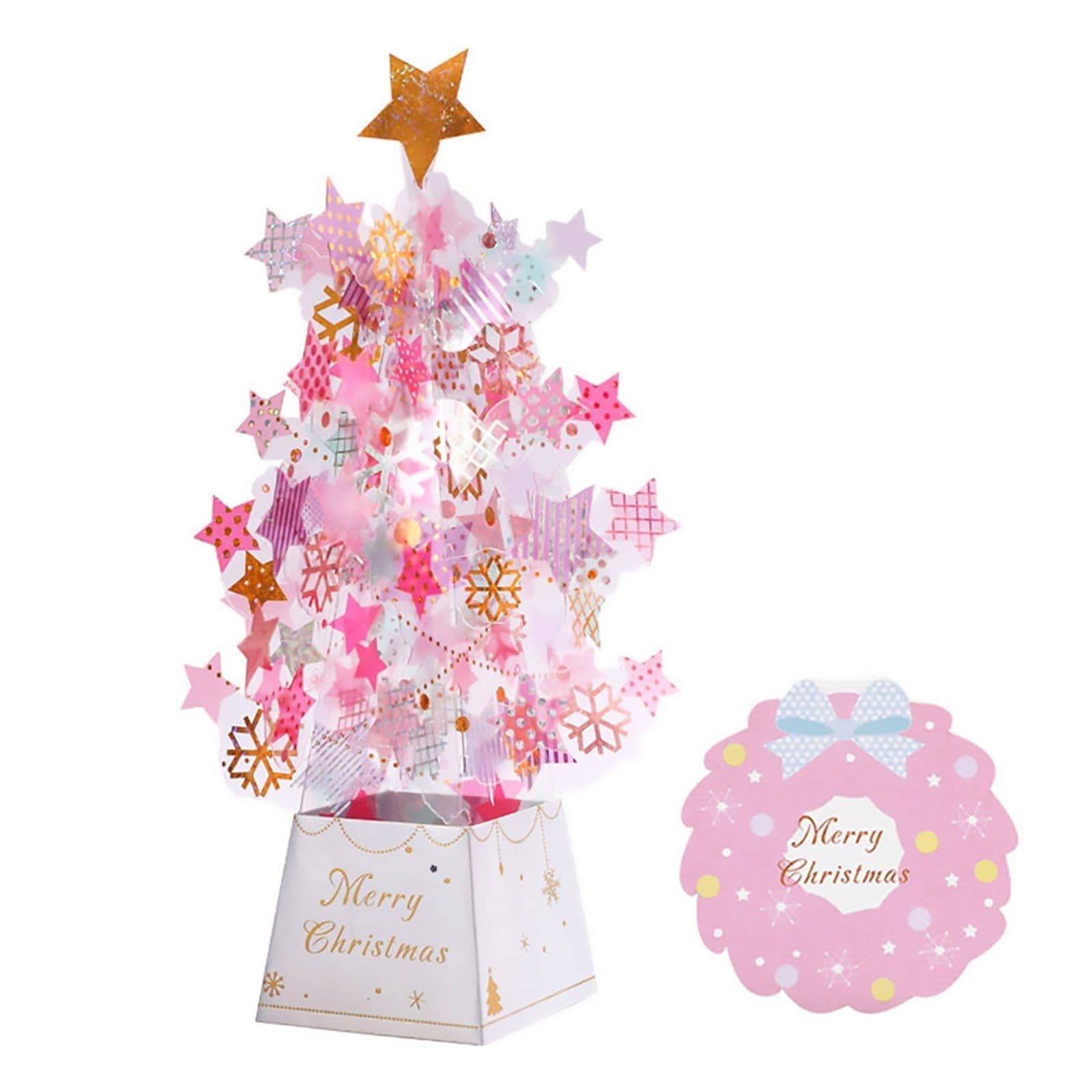 image-Christmas Tree Pop-Up Card 3D Card Christmas Greeting Card