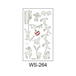 image-Merry Christmas Santa Claus Luminous Tattoo Sticker
