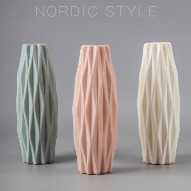 image-Nordic Plastic Hydroponic Vase