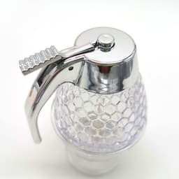image-Squeeze Bottle Honey Jar Container Bee Drip Dispenser Kettle Storage Pot
