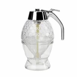 image-Squeeze Bottle Honey Jar Container Bee Drip Dispenser Kettle Storage Pot