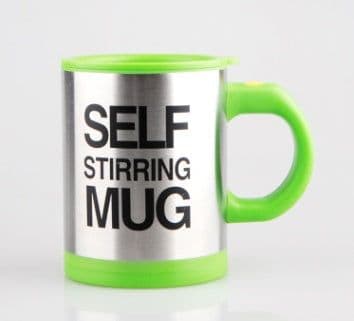 image-Automatic Stirring Glass Lazy Electric Mug Stainless Steel Electric Rotating Coffee Cup