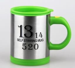 image-Automatic Stirring Glass Lazy Electric Mug Stainless Steel Electric Rotating Coffee Cup