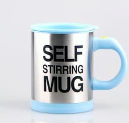 image-Automatic Stirring Glass Lazy Electric Mug Stainless Steel Electric Rotating Coffee Cup
