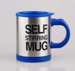 image-Automatic Stirring Glass Lazy Electric Mug Stainless Steel Electric Rotating Coffee Cup