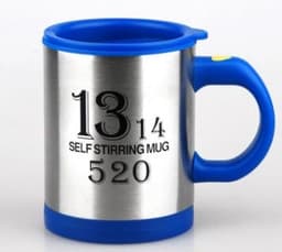 image-Automatic Stirring Glass Lazy Electric Mug Stainless Steel Electric Rotating Coffee Cup