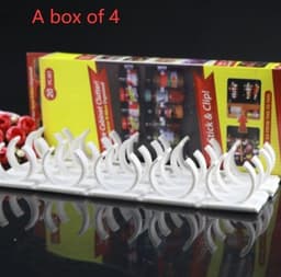 image-Clip N Store Storage Rack Spice Rack Kitchen Supplies Gadgets Bottle Racks