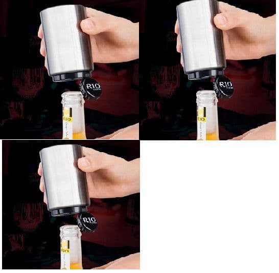 image-Stainless Steel Beer Bottle Opener Press Bottle Opener Ideas