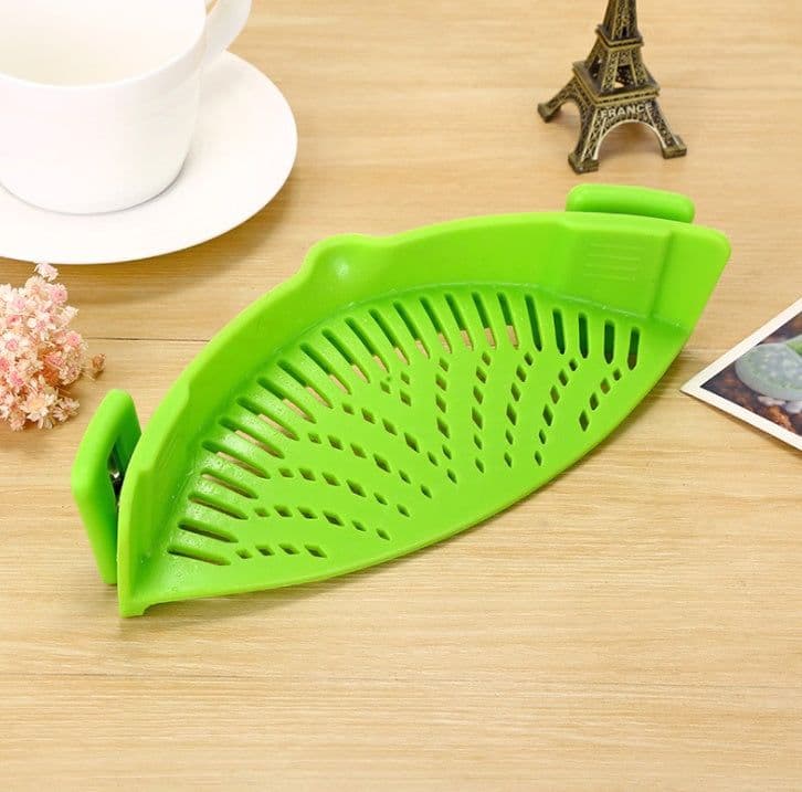 image-Household Water Filter Noodle Leak-proof Drainer For Kitchen