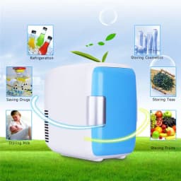 image-4L Car Refrigerator Mini Small Cooling And Warming Box Refrigeration Refrigeration Car