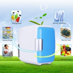 image-4L Car Refrigerator Mini Small Cooling And Warming Box Refrigeration Refrigeration Car