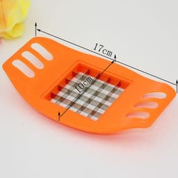 image-kitchen gadgets 2 Blades Potato Cutter Chopper Stainless French Fries Slicer for kitchen cortador de vegetales Home Kitchen Tool