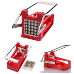 image-kitchen gadgets 2 Blades Potato Cutter Chopper Stainless French Fries Slicer for kitchen cortador de vegetales Home Kitchen Tool
