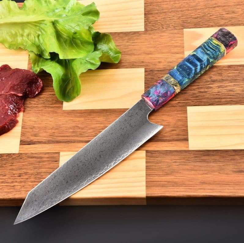 image-8 inch Damascus chef knife Cut knife Japanese fish knife Kitchen knife