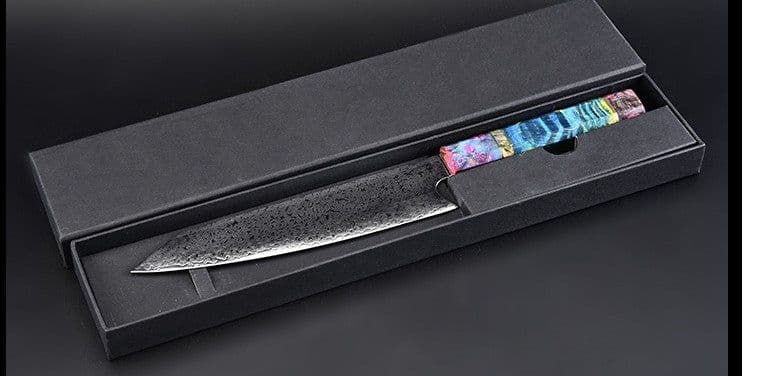 image-8 inch Damascus chef knife Cut knife Japanese fish knife Kitchen knife