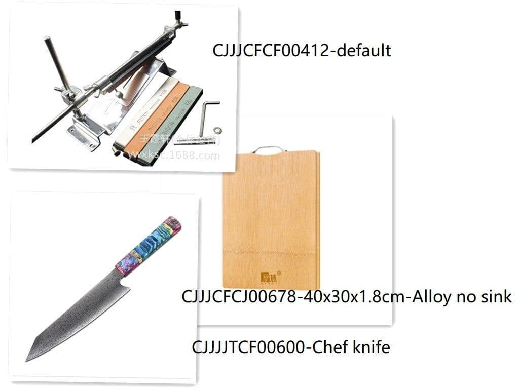 image-8 inch Damascus chef knife Cut knife Japanese fish knife Kitchen knife