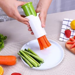 image-Creative Vegetable Cutters Fruit Kitchen Cucumber Carrot Divider Strawberry Slicer Splitter Kitchen Gadget Accessories