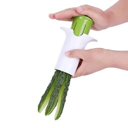 image-Creative Vegetable Cutters Fruit Kitchen Cucumber Carrot Divider Strawberry Slicer Splitter Kitchen Gadget Accessories