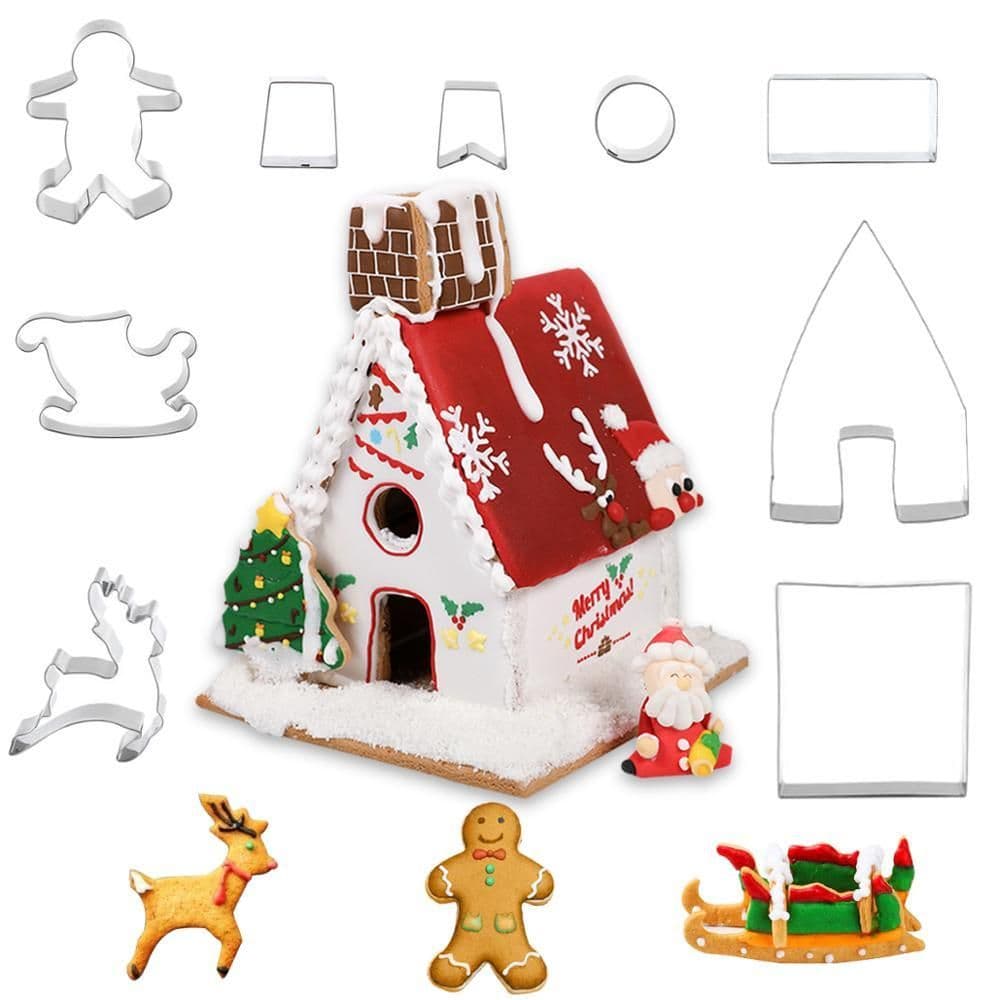 image-Christmas Cookie Mold Christmas Decorations For Make a Cookie House
