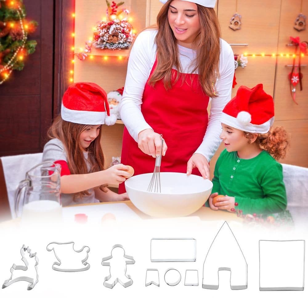 image-Christmas Cookie Mold Christmas Decorations For Make a Cookie House