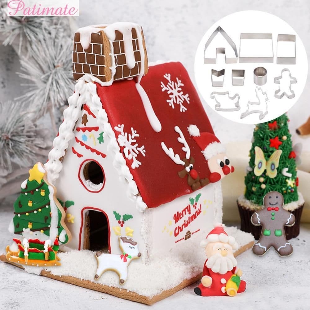 image-Christmas Cookie Mold Christmas Decorations For Make a Cookie House