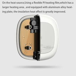 image-Heated base heating coaster