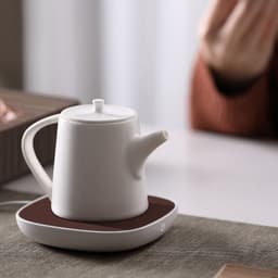 image-Heated base heating coaster