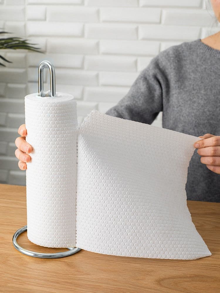 image-Wrought iron vertical tissue holder