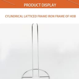 image-Wrought iron vertical tissue holder