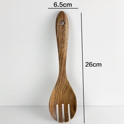 image-Thailand Teak Natural Wood Tableware Spoon Ladle Turner Long Rice Colander Soup Skimmer Cooking Spoons Scoop Kitchen Tool Set
