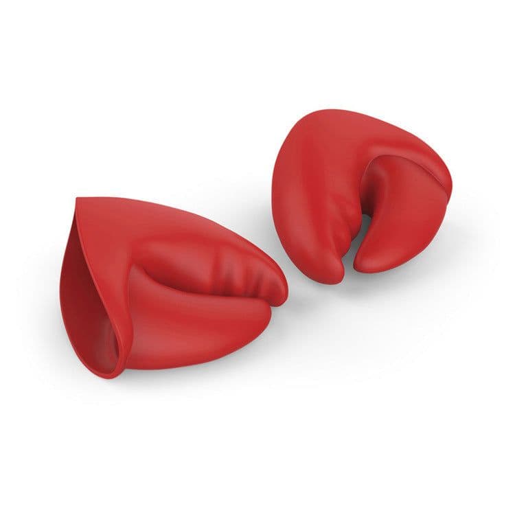 image-Creative Kitchen Gloves Silicone Red Lobster Tongs Heat Insulation Gloves