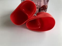 image-Creative Kitchen Gloves Silicone Red Lobster Tongs Heat Insulation Gloves