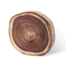 image-Round double-sided log cutting board