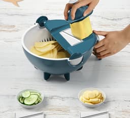 image-Nine in One Vegetable Drainage Basket