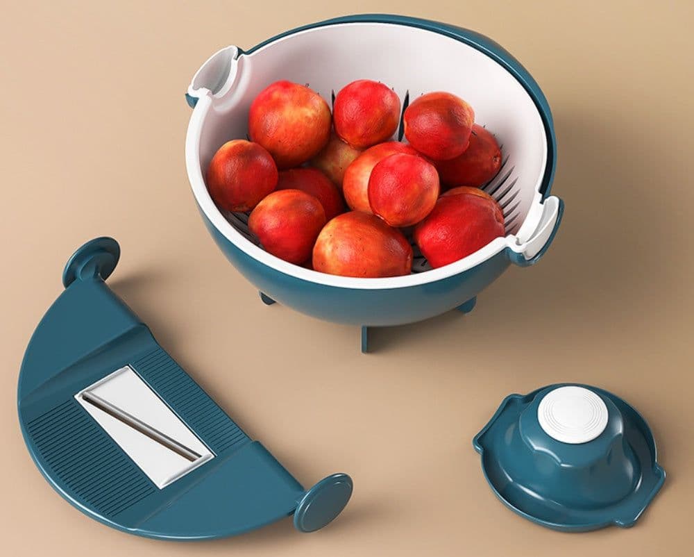 image-Nine in One Vegetable Drainage Basket