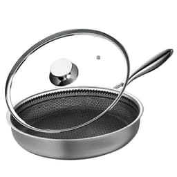 image-Stainless steel frying pan