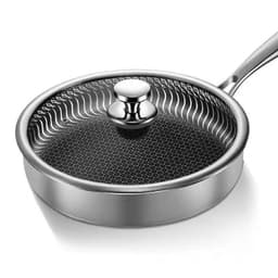 image-Stainless steel frying pan