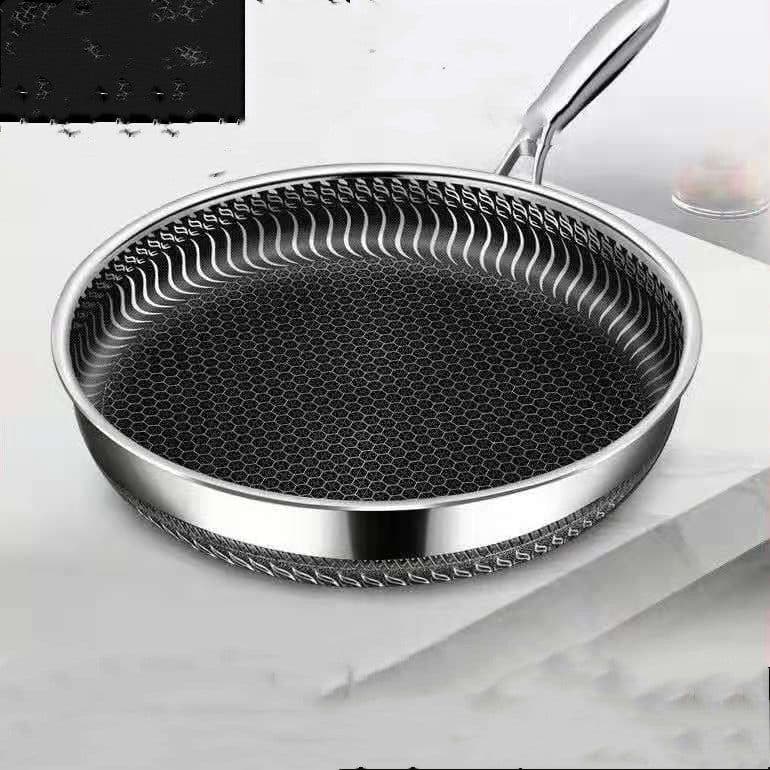 image-Stainless steel frying pan