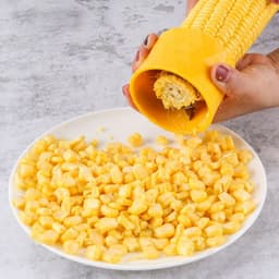 image-Stainless steel corn peeler