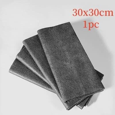 image-Thickened Magic Cleaning Cloth Microfiber Surface Instant Polishing Household Cleaning Cloth For Glass Windows Mirrors Car Kitchen Gadgets