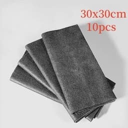 image-Thickened Magic Cleaning Cloth Microfiber Surface Instant Polishing Household Cleaning Cloth For Glass Windows Mirrors Car Kitchen Gadgets