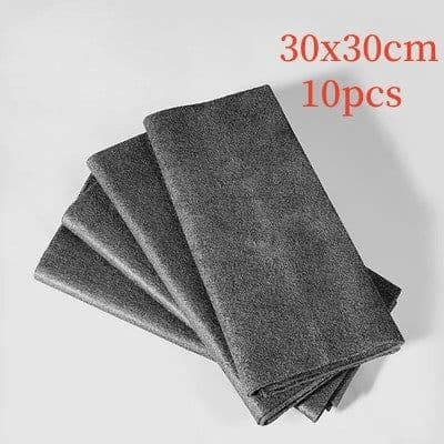 image-Thickened Magic Cleaning Cloth Microfiber Surface Instant Polishing Household Cleaning Cloth For Glass Windows Mirrors Car Kitchen Gadgets