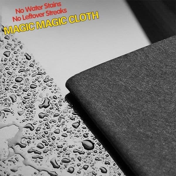 image-Thickened Magic Cleaning Cloth Microfiber Surface Instant Polishing Household Cleaning Cloth For Glass Windows Mirrors Car Kitchen Gadgets