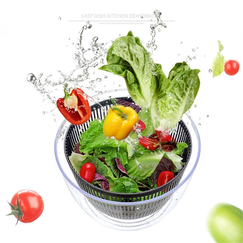 image-Useful Vegetables Fruits Dryer Salad Spinner Fruit Wash Clean Basket Storage Drying Machine Kitchen Tools Vegetable Dehydrator