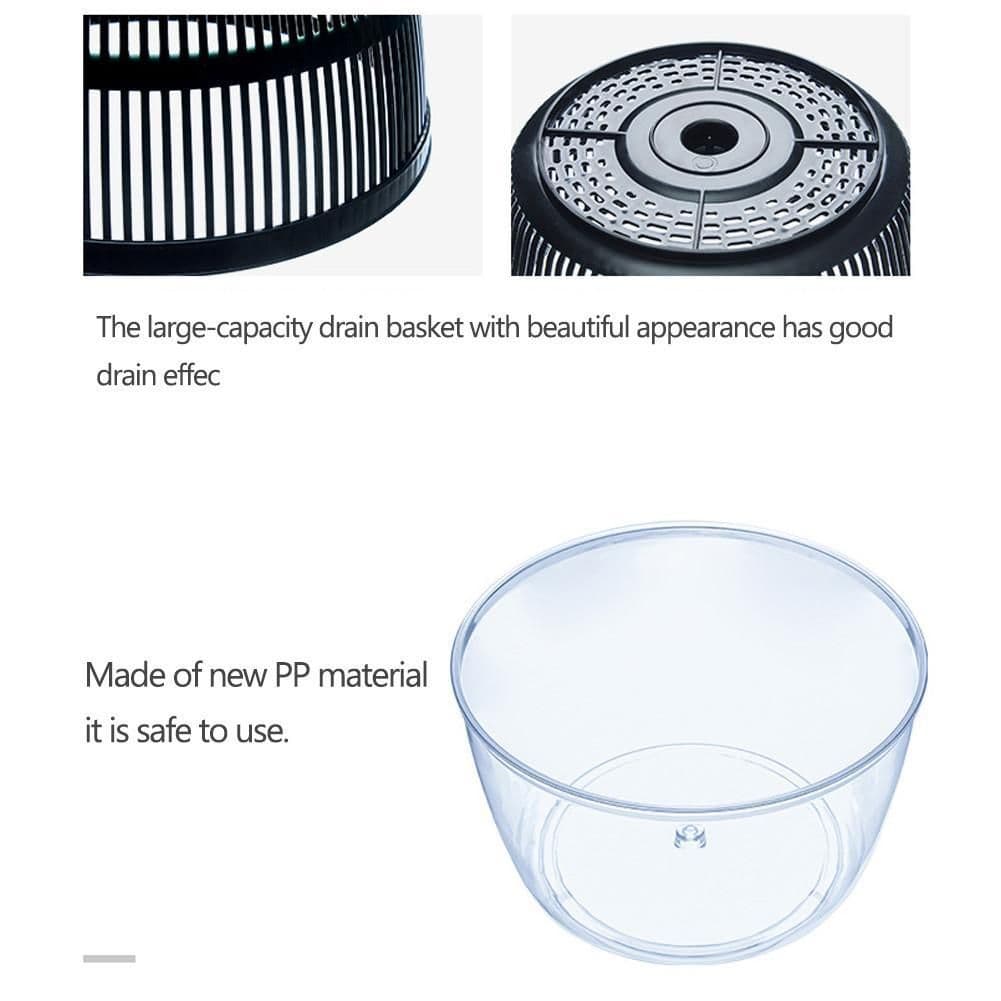 image-Useful Vegetables Fruits Dryer Salad Spinner Fruit Wash Clean Basket Storage Drying Machine Kitchen Tools Vegetable Dehydrator