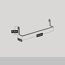image-Stainless Steel Kitchen Wall Mounted Kitchen Storage Rack Hole Plate