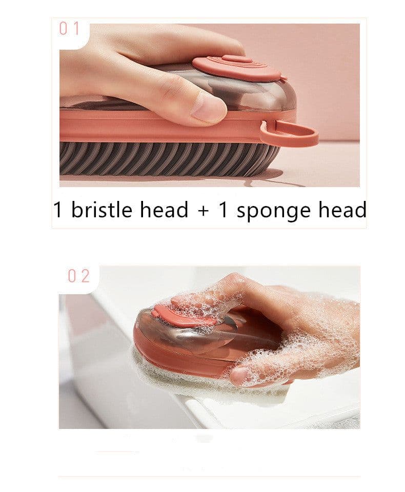 image-Kitchen Household Dishwashing Brush