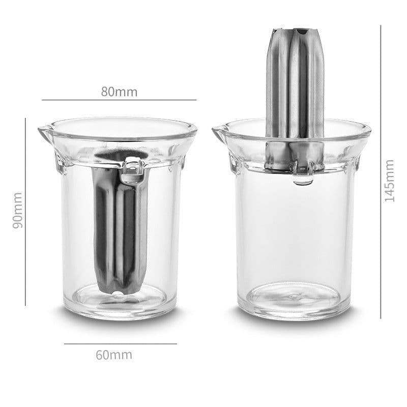image-No-cut and easy-to-carry outdoor camping orange juicer